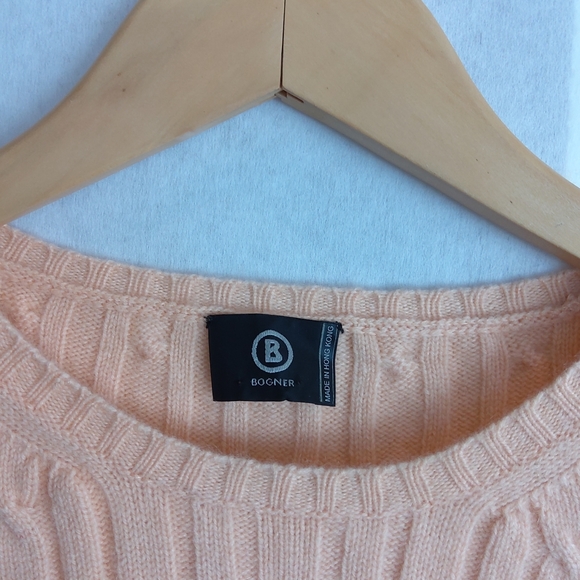 Bogner cable knit 100% cashmere sweater - Picture 2 of 8